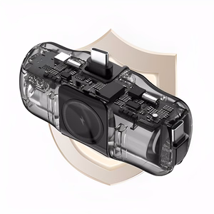 Внешний аккумулятор Wozinsky (WF16-YCS) USB-C + зарядка Apple Watch 5000mAh (20W) чёрный