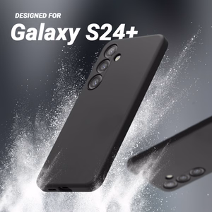 Crong Color Cover vāciņš ierīcei Samsung Galaxy S24+, melns