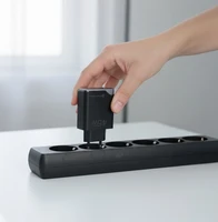 FORCELL F-ENERGY GaN III B245202(1A1C) īpaši plāns ceļojumu lādētājs 1 x Type C + 1 x USB A PD QC4.0 3A 45W melns