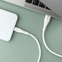 FORCELL F-ENERGY C342 kabelis USB A uz Type C QC4.0 3A 66W Silikona 1 m balts