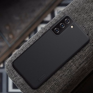 Nillkin Super Frosted Shield vāciņš ierīcei Samsung Galaxy S21+, spilgti sarkans
