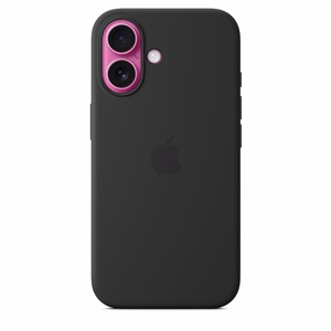 Apple Silicone Case - silikona maciņš ar MagSafe priekš iPhone 16 (melns)