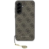 Guess 4G Charms Collection apvalks Samsung Galaxy A56 - Brūns