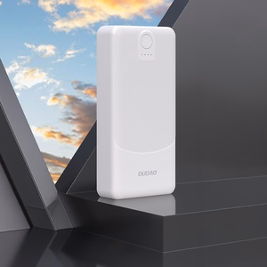 Внешний аккумулятор Dudao K10Pro, 2.4A, 20000mAh, 2x USB-A, белый