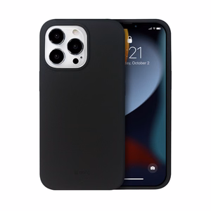 Crong Color Cover Magnetic vāciņš ierīcei iPhone 13 Pro Max, saderīgs ar MagSafe, melns