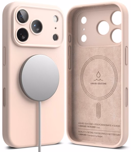 Ringke Silicone MagSafe vāciņš iPhone 18 Pro Max – rozā