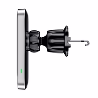 Tech-Protect MM15W-V9 automašīnas turētājs ar MagSafe paneļa un gaisa ventilācijas stiprināšanai 15W - melns