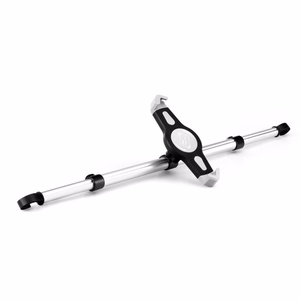 Auto turētājs diviem galvas balstiem (planšetēm 7"–11") sudrabains