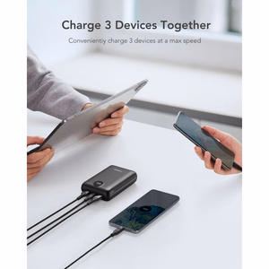 VEGER portatīvais lādētājs 20000 mAh PD QC3.0 2A 22,5W S20 (W2053) melna