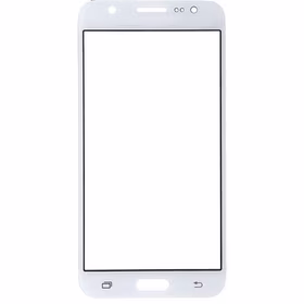 Outer Screen Glass Saderīgs ar Samsung J500 J5 Balts HQ