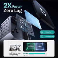 Bezvadu CarPlay/Android Auto adapteris Ottocast Mini Cube melns