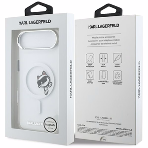 Karl Lagerfeld IML Peekaboo MagSafe Maciņš for iPhone Air - Clear