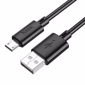 Kabelis USB A uz Micro USB Hoco 2,4A 2 m X88 melns