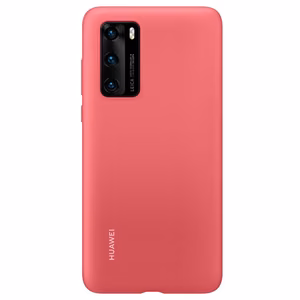 Oriģinālais maciņš Huawei P40 - silikona aizsargmaciņš (51993727) sarkans