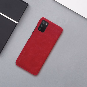 Nillkin Qin ādas apvalks Samsung Galaxy A03s sarkans