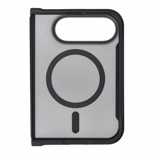 Melns Forcell F-Protect 4sD-i Smoke Hybrid Premium vāciņš modelim iPhone Duo, saderīgs ar MagSafe