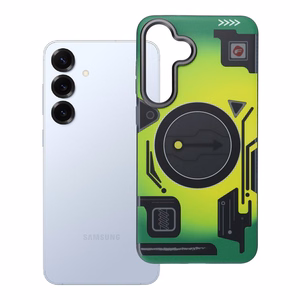 FORCELL F-PROTECT Leveli ar divu slāņu 4D tehnoloģiju, militārā nolaišanas pārbaude saderīgs ar MagSafe SAMSUNG S25 PLUS - cyber zaļš