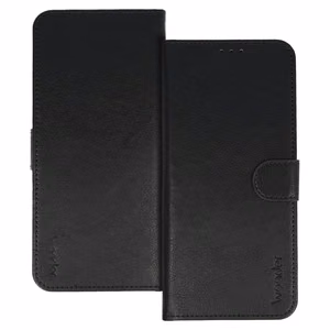 Wonder Common universāls grāmatiņveida maciņš (S) iPhone 12/13/Samsung S6/A5 2016/Xcover 4/S22/Huawei P8 2017 melns