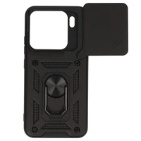 Slide Camera Armor viedtālruņa apvalks Xiaomi 15 5G melns