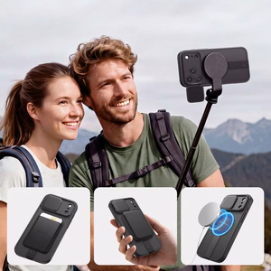 Tech-Protect Kevlar Aura MagSafe maciņš, paredzēts iPhone 18 Pro / 17 Pro, matēti melns