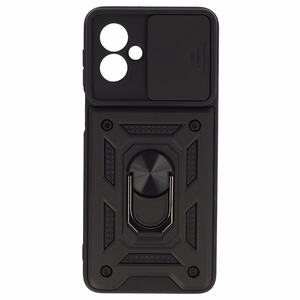 Slide Camera Armor viedtālruņa apvalks Motorola Moto G55 5G melns