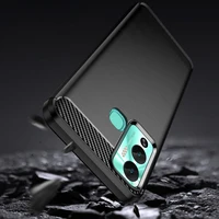 Viedtālruņa oglekļa apvalks Infinix Hot 12 Play NFC / Hot 12 Play (m) - melns