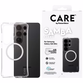CARE by PanzerGlass Samba Transparent Qi Case for Samsung Galaxy S26 Ultra - Transparent