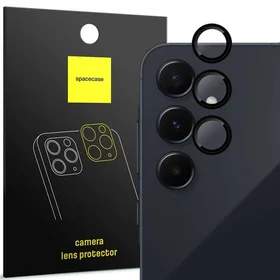 Spacecase Kameras stikls Camera Ring Galaxy A55 5G melns