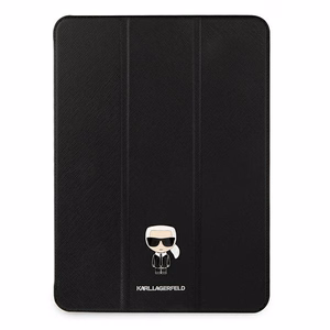 Karl Lagerfeld Saffiano Ikonic Karl чехол для iPad 12.9" Pro 2021 - чёрный