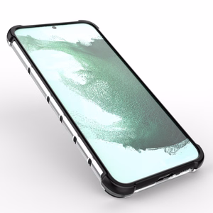 Honeycomb viedtālruņa apvalks Samsung Galaxy S23+ bruņots hibrīda pārsegs caurspīdīgs