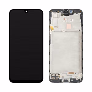 LCD ekrāns Samsung A176 A17 5G ar skārienekrānu un rāmi oriģināls melns (servisa komplekts)