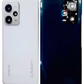 Back cover for Xiaomi Redmi Note 12 Pro+ 5G Polar White with camera lens ORG