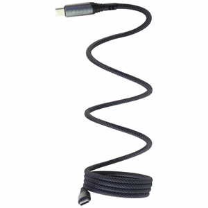 USB-C / USB-C Audi 2.0 kabelis 20V 3A 60W - melns