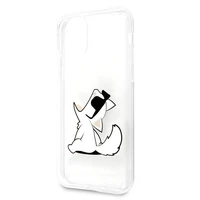 Karl Lagerfeld Choupette Fun viedtālruņa apvalks iPhone 11 / Xr - caurspīdīgs