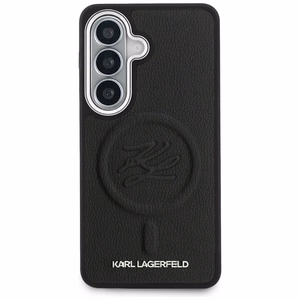 Karl Lagerfeld maciņš Embossed Ring Initials MagSafe Samsung Galaxy S26 melns