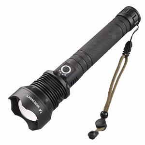 Wozinsky WLT-20W tactical flashlight 20 W 2000 lm CREE diodes IP65 with adjustable beam - black