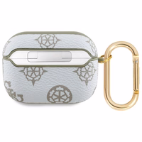 Guess GUAP2PG4GPH AirPods Pro 2 (2022/2023) apvalks balts 4G Hook