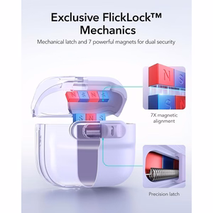 ESR Pulse HaloLock MagSafe  Apple AirPods 4 / 5 vāciņš, violets
