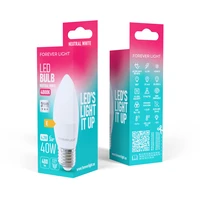 Forever Light LED Bulb E27 C37 4.2W 480lm 4000K class E