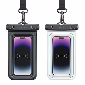 USAMS Ūdensizturīgs maciņš 6.7" IP68 balts FSD1302 (US-YD013)