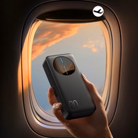 Portatīvais lādētājs Joyroom JR-PBF14 2.4A LED 20000mAh (melns)