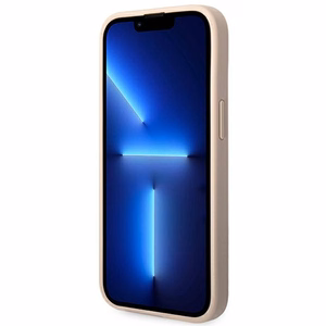 Guess GUHCP14MG4GFPI iPhone 14 Plus 6.7" rozā maciņš 4G Metal Gold Logo