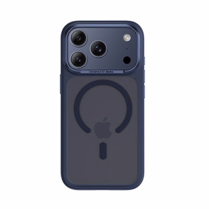 Benks Magnetic Mist maciņš ar metāla rāmi (A069) iPhone 17 Pro zils (Camera Control poga)