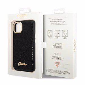 Guess GUHCP14MHGCRHK iPhone 14 Plus 6.7 "black / black hardcase Croco Collection