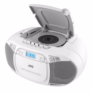 JVC RC-E451W pārnēsājams CD atskaņotājs, balts
