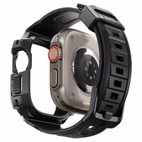 Spigen Rugged Armor Pro Apple Watch Ultra (49mm) siksnas vāciņš - melns