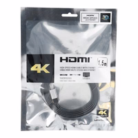 HDMI uz HDMI 4K 60Hz augstas ātruma kabelis ar Ethernet ver. 2.0 BLISTER 1,5 m melns