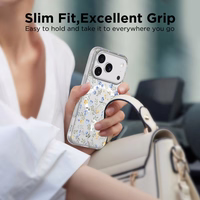 Tech-Protect FlexAir MagSafe viedtālruņa apvalks iPhone 17 Pro - ar margrietiņām un lapām