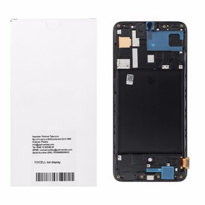 REWA OLED LCD displejs ar rāmi SAMSUNG A70, melns