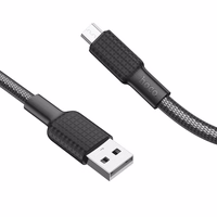 Kabelis USB-A uz Micro USB Hoco 2,4A 1 m X69 - melns/balts